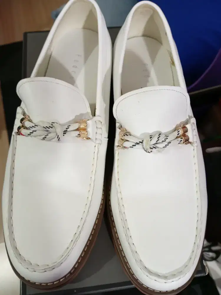 Pedro Casual Loafers / Corded Moccasin White