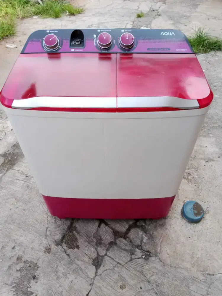 Jual mesin cuci merek AQUA hijap series kapasitas 8 kg