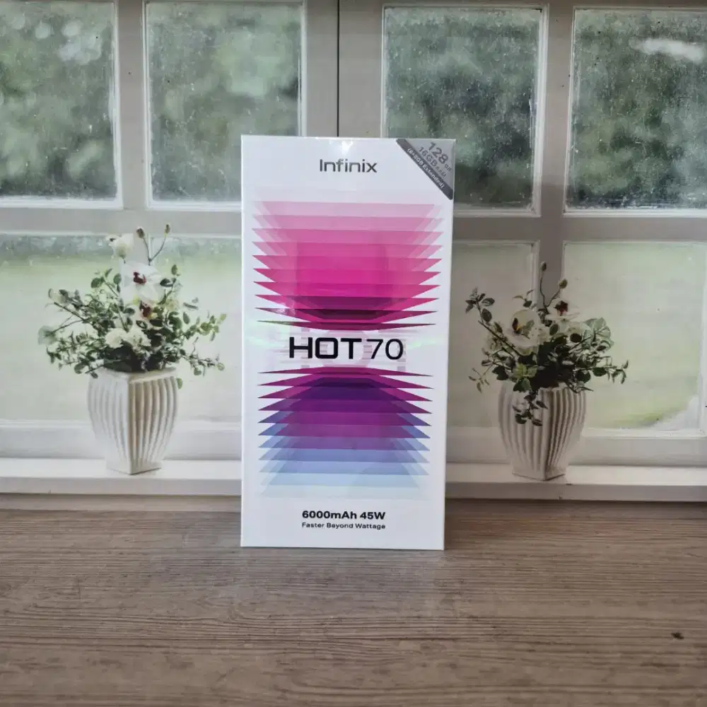 Infinix hot 70 ram 8+8/128,bisa tanpa dp