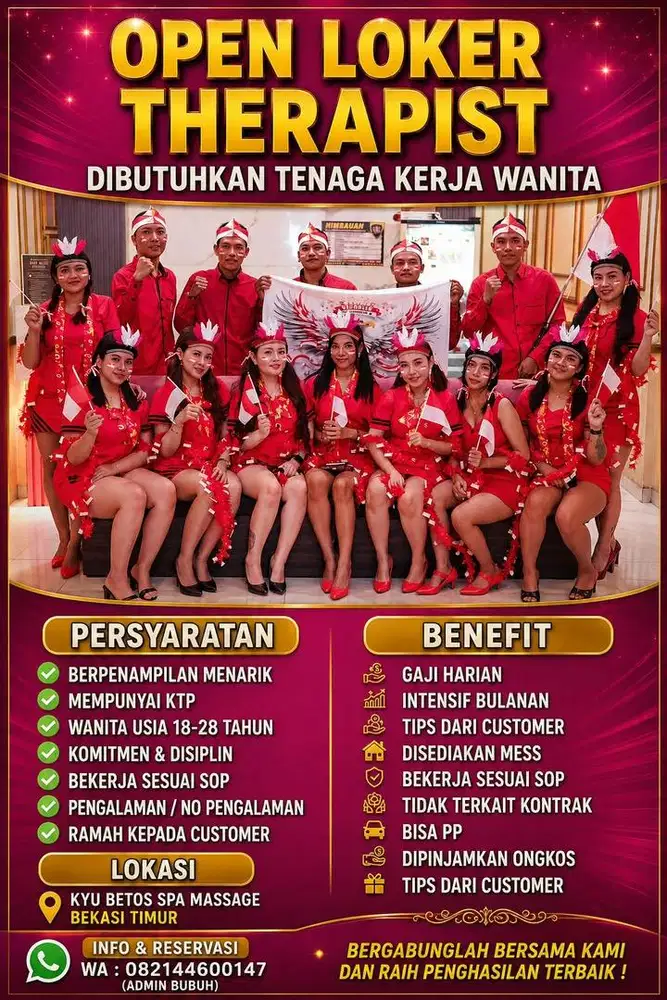 Dibutuhkan terapis wanita