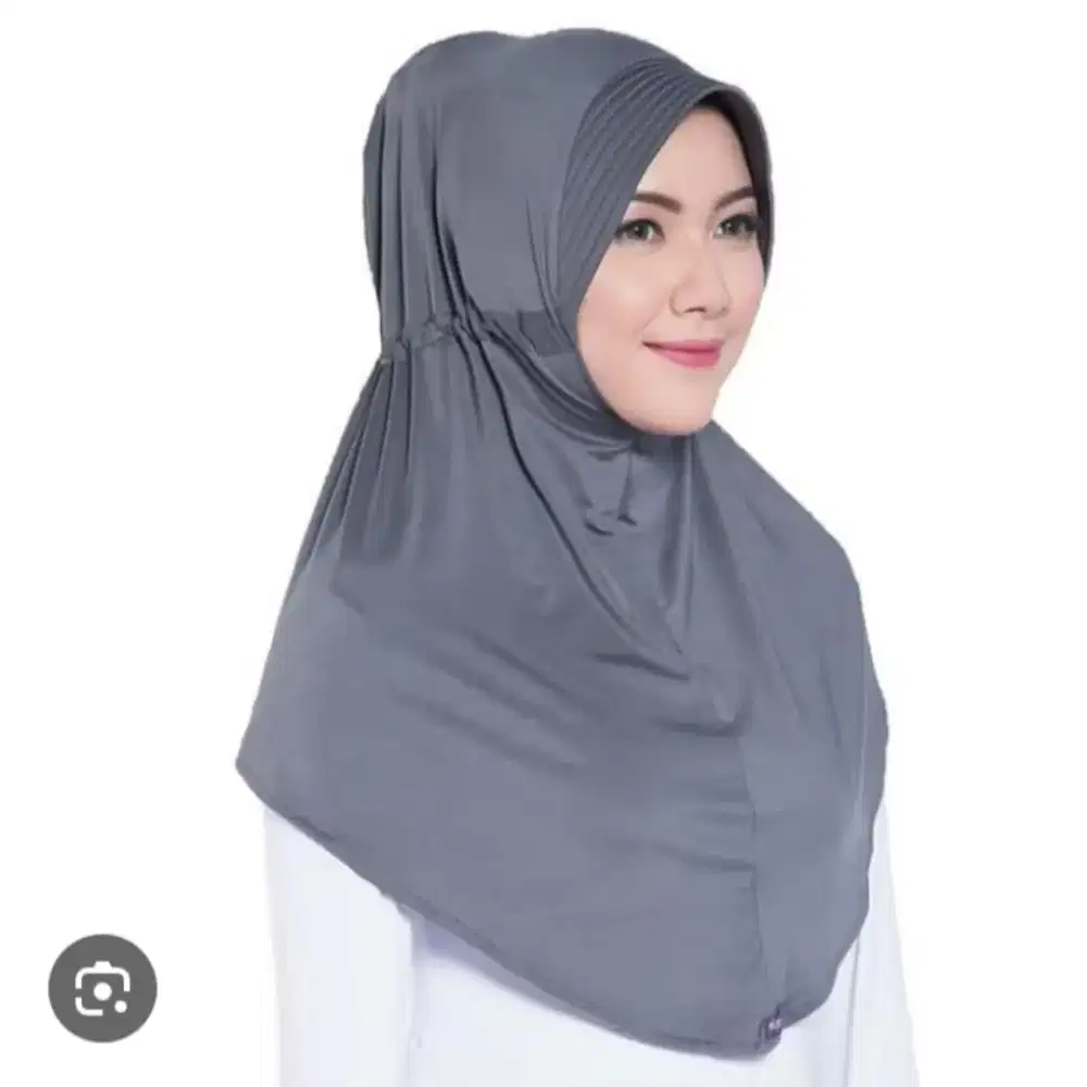 Hijab Serut Elzatta Abu-Abu