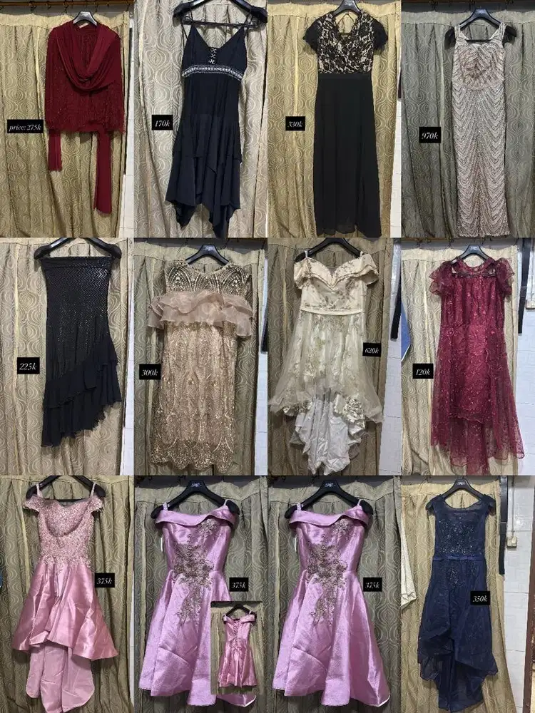 preloved gaun pesta