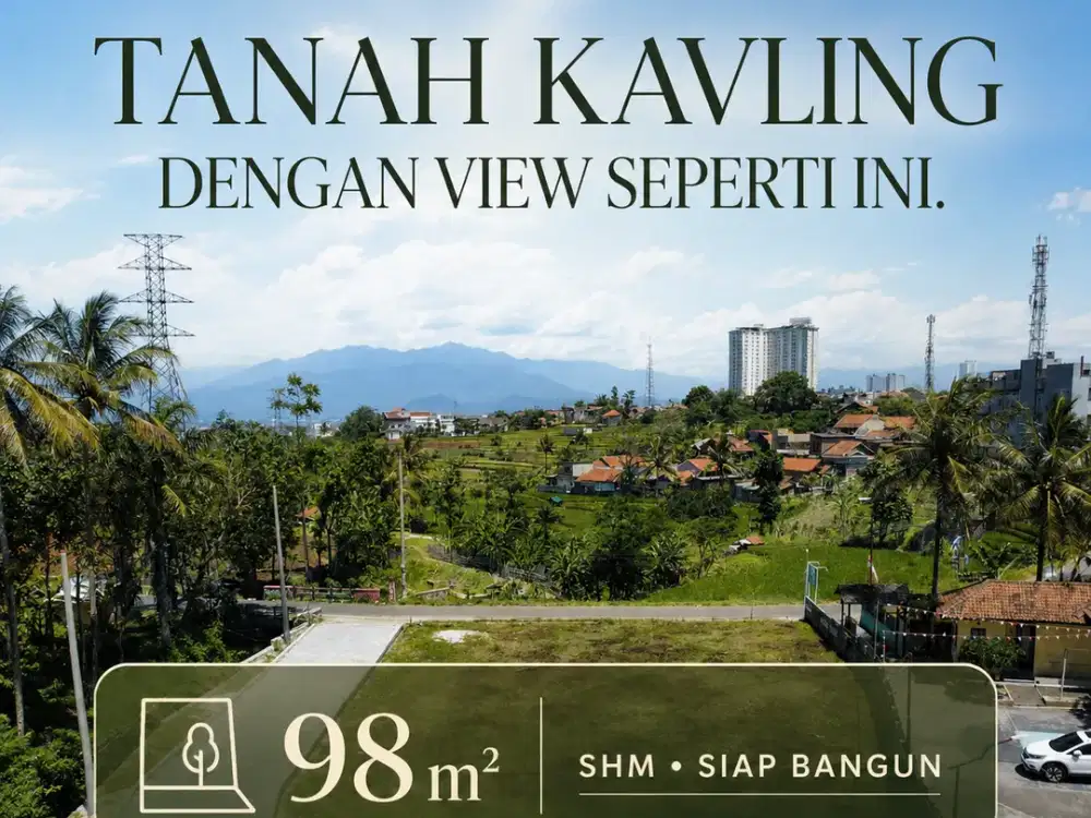 TANAH KAVLING DENGAN VIEW INDAH? JATINANGOR HADIR