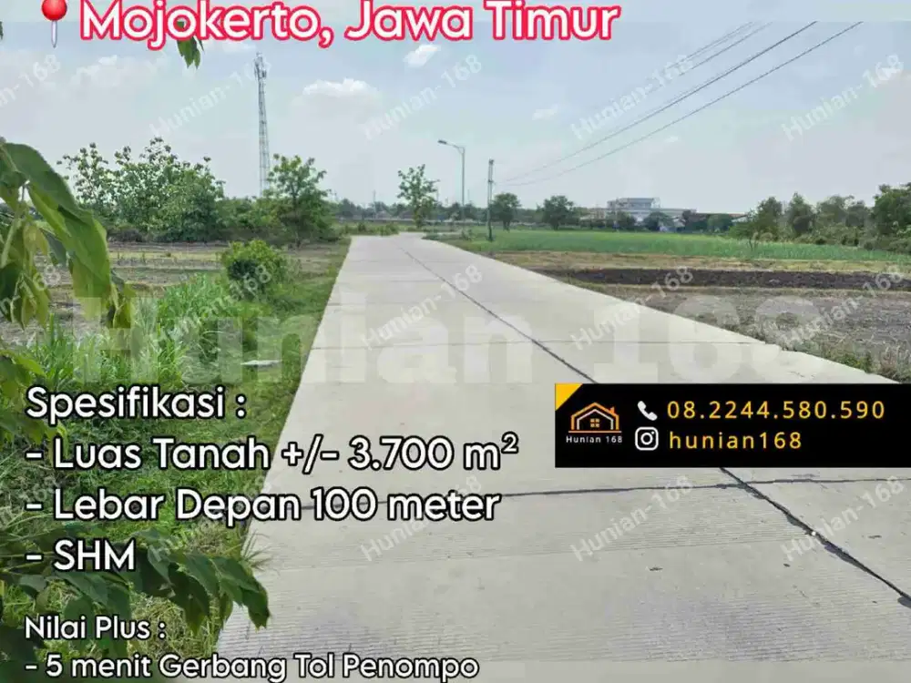 Tanah Industri Gudang Raya Provinsi Propinsi By Pass Jetis Mojokerto Trowulan Kota Kedamean Wringin Anom Jetis Domas Perning Mojorejo Mojokumpul Sawo Mojosari Bekas Pabrik Kavling
