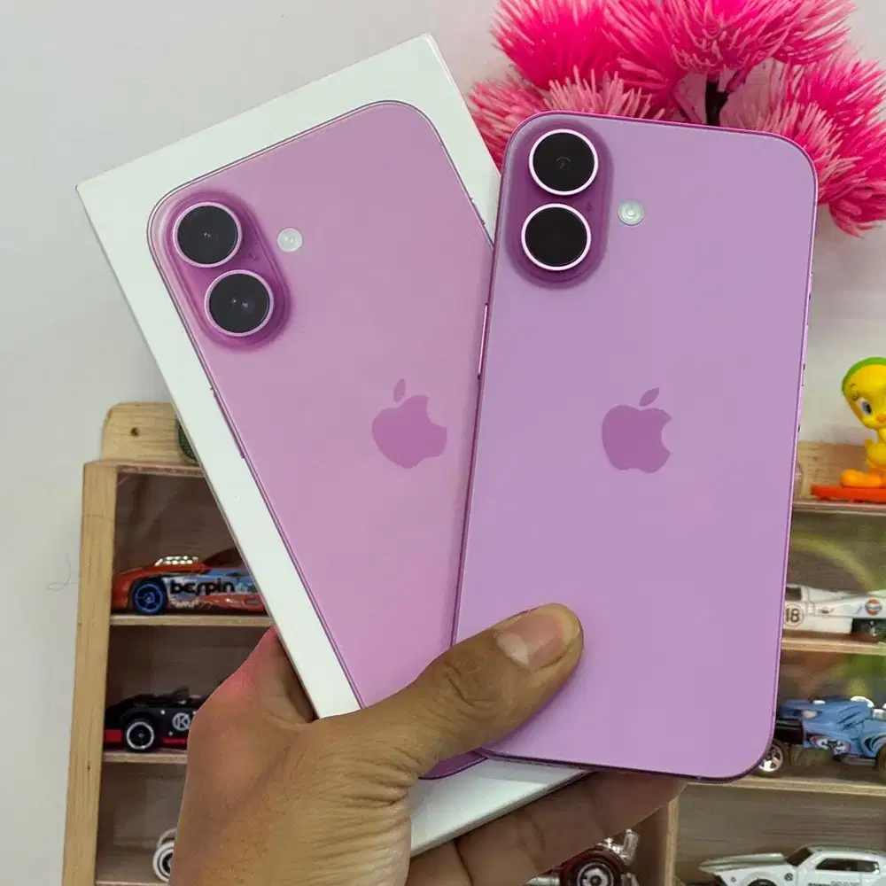 Iphone 16 pink 128gb second Beacukai