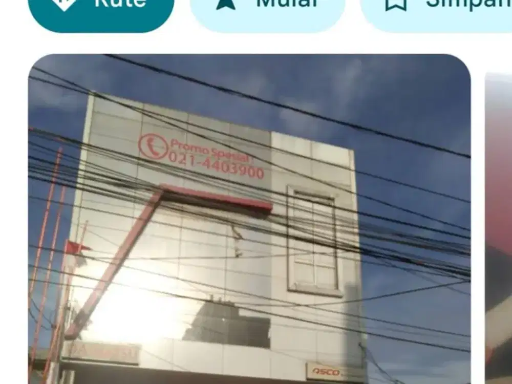 Disewakan Ruko di Kramat jaya