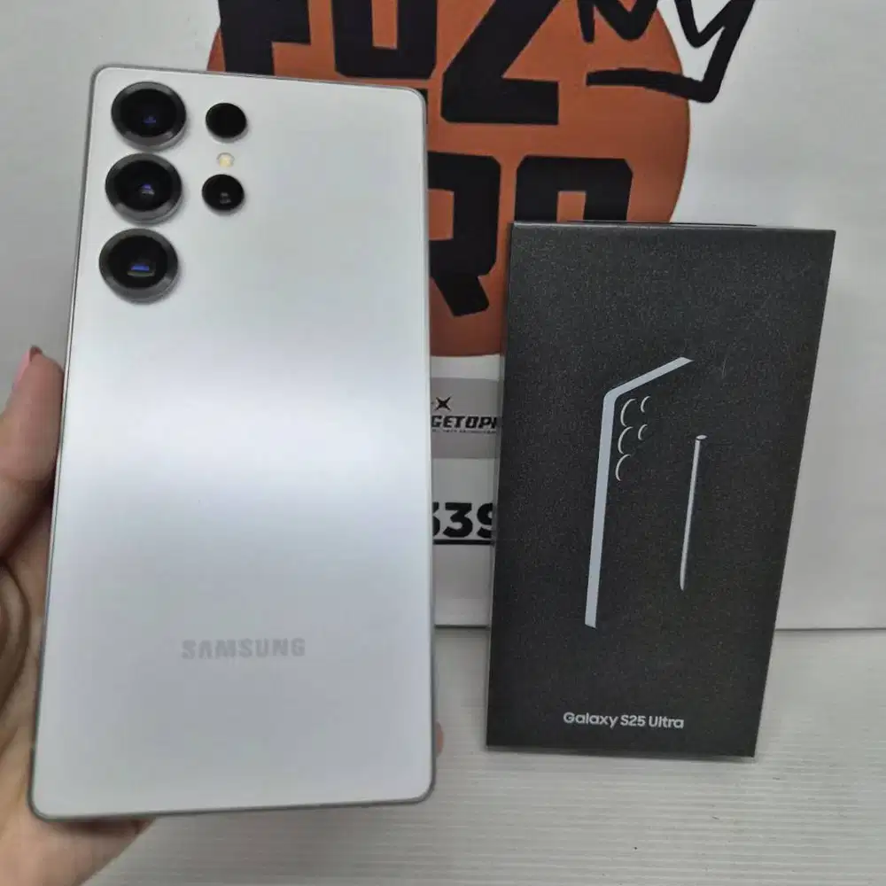 Samsung S25 Ultra White 12/512GB FULLSET Mulus No Minus Ex Sein