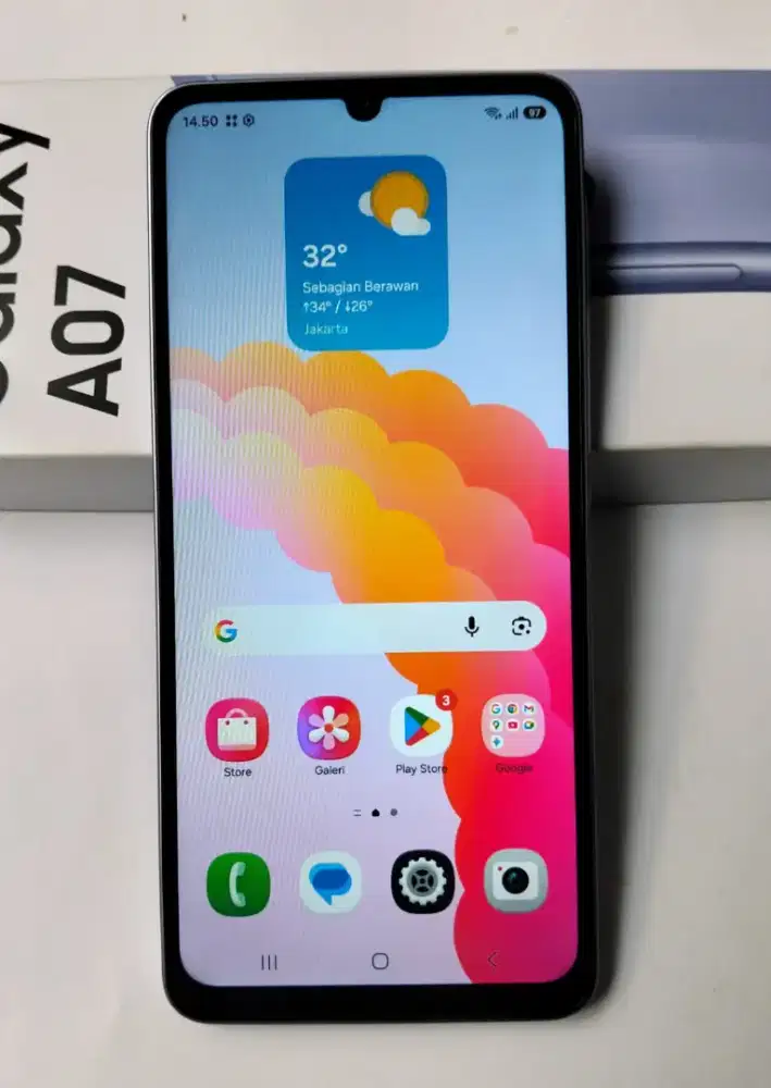 Samsung A07 Ram 6+6/128 kamera 50Mp (Fullset masih garansi)