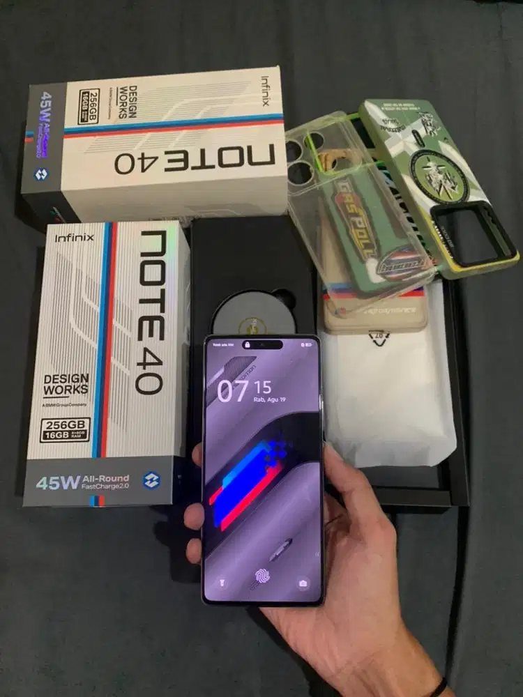 infinix note 40 bmw 8+8/256 fullset