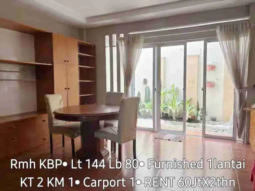 Rumah Kontrakan di Kompleks KBP