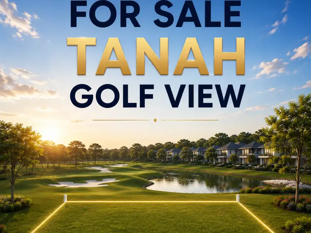 Jual Cepat Tanah Kavling Premium di Grand Riviera Taman Dayu Pandaan Golf View Cocok Untuk Rumah Masa Tua / Villa