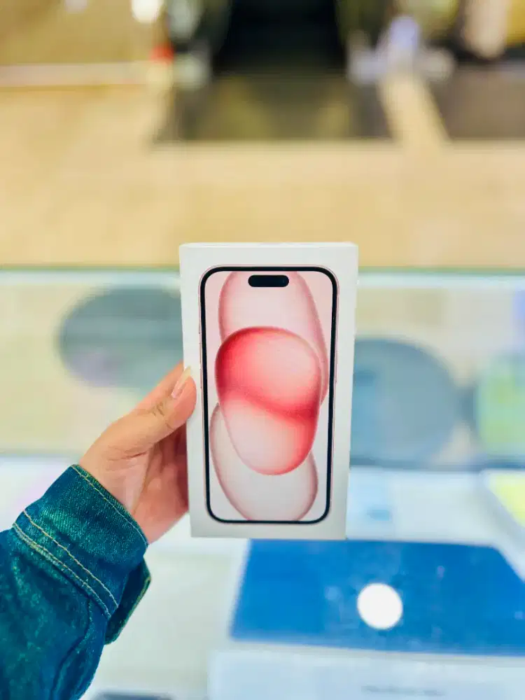 iPhone 15 256GB Pink BH 77% eks iBox Resmi original Lengkap Fullset