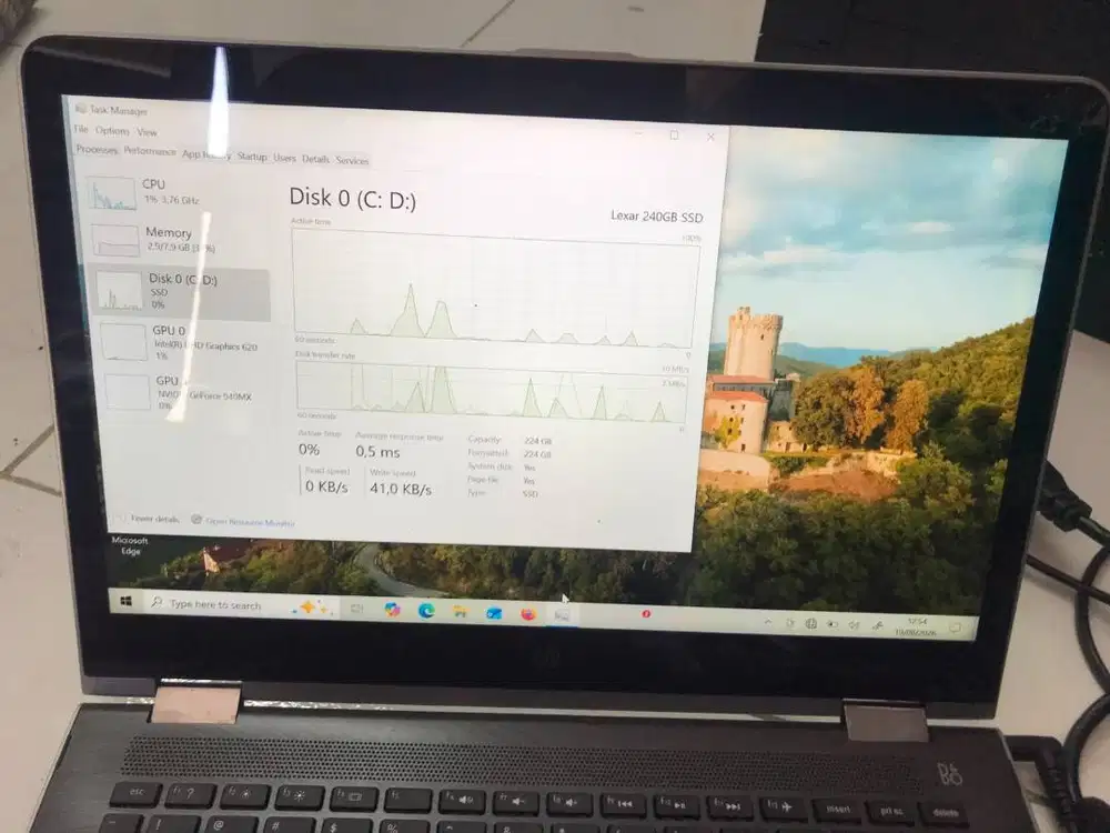 HP PAVILION X360 CONVERTIBLE 14-BA1XX BEKAS (Pengiriman Gubeng)