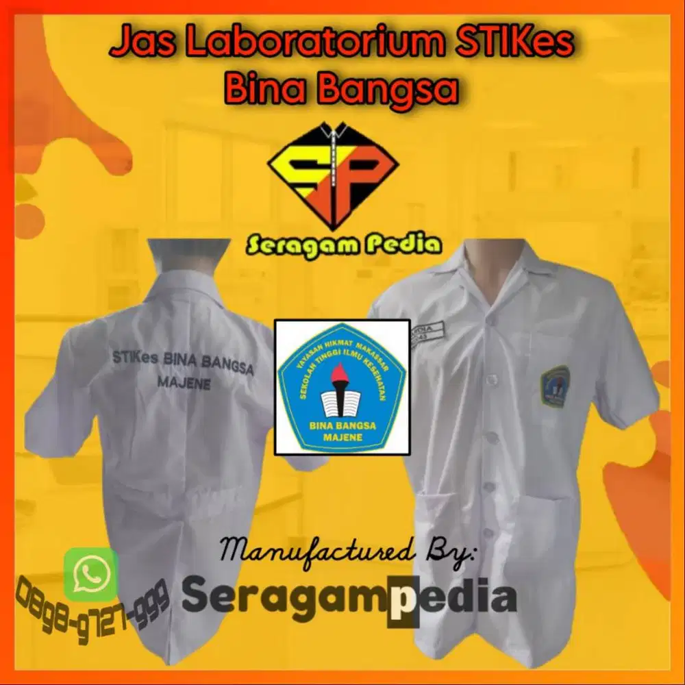 Konveksi Jas Laboratorium STIKes Ternate - Menerima Pesanan Nasional