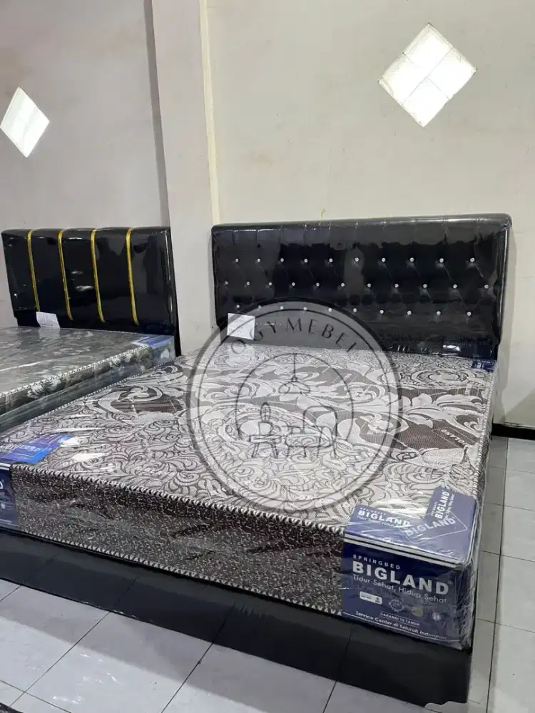 Promo sale set springbed bigland dan divan ukuran 180x200 termurah