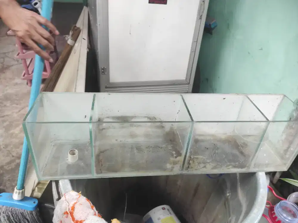 Talang kaca filter aquarium 60cm