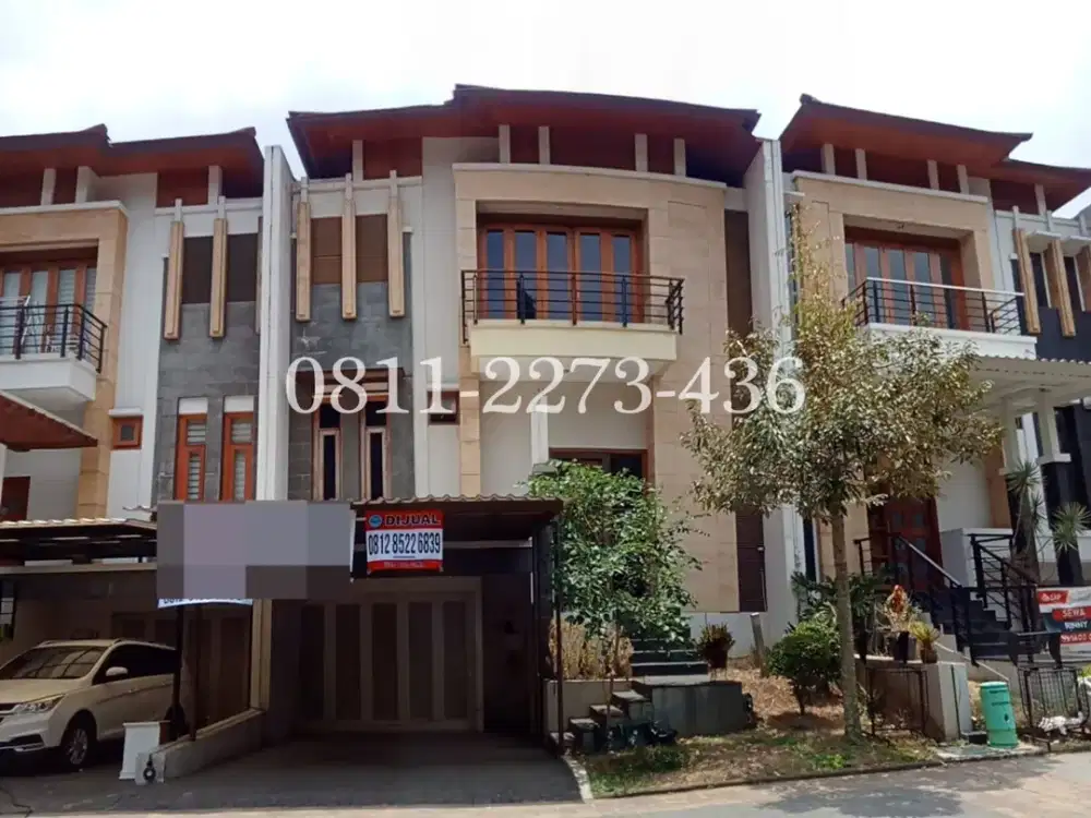 Rumah Elit Komplek DeBale Pakuan Pusat Kota Bandung Row Jalan Besar