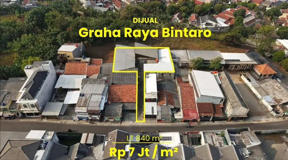 JUAL TANAH MURAH GRAHA RAYA BINTARO