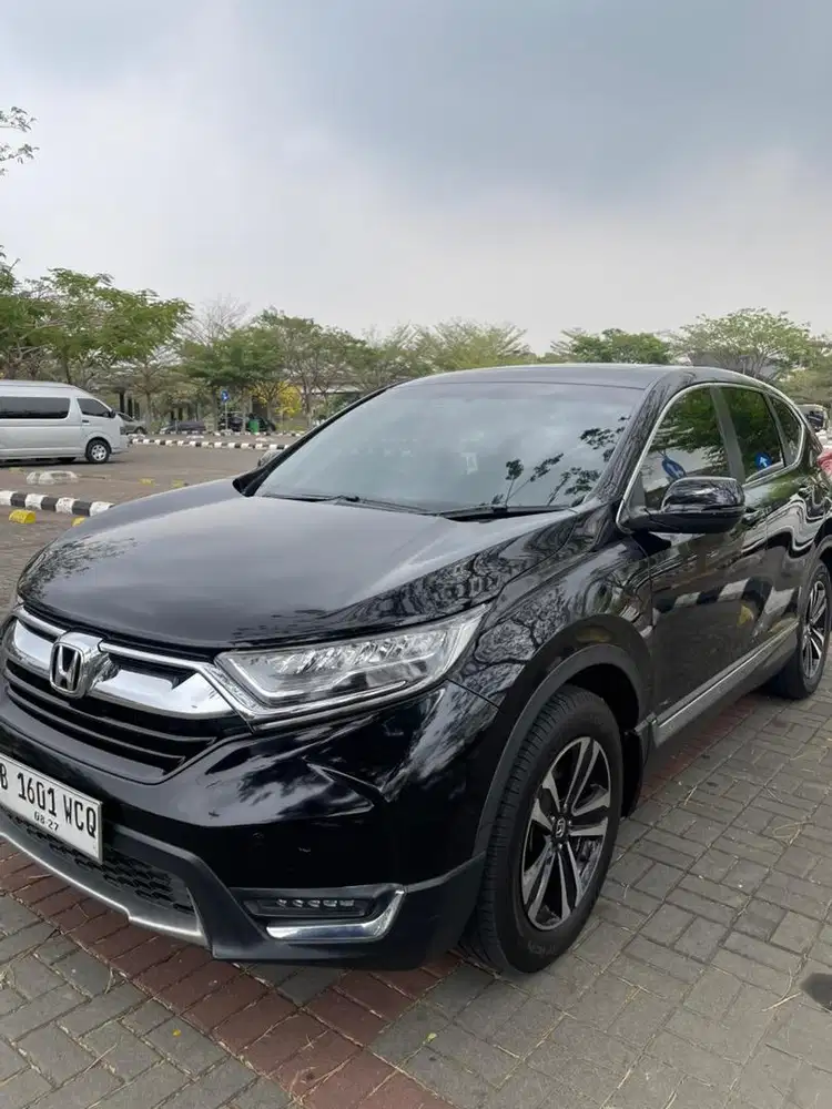 CRV PRESTIGE TURBO 2019 HITAM PAJAK PANJANG TANGAN PERTAMA SIAP PAKAI