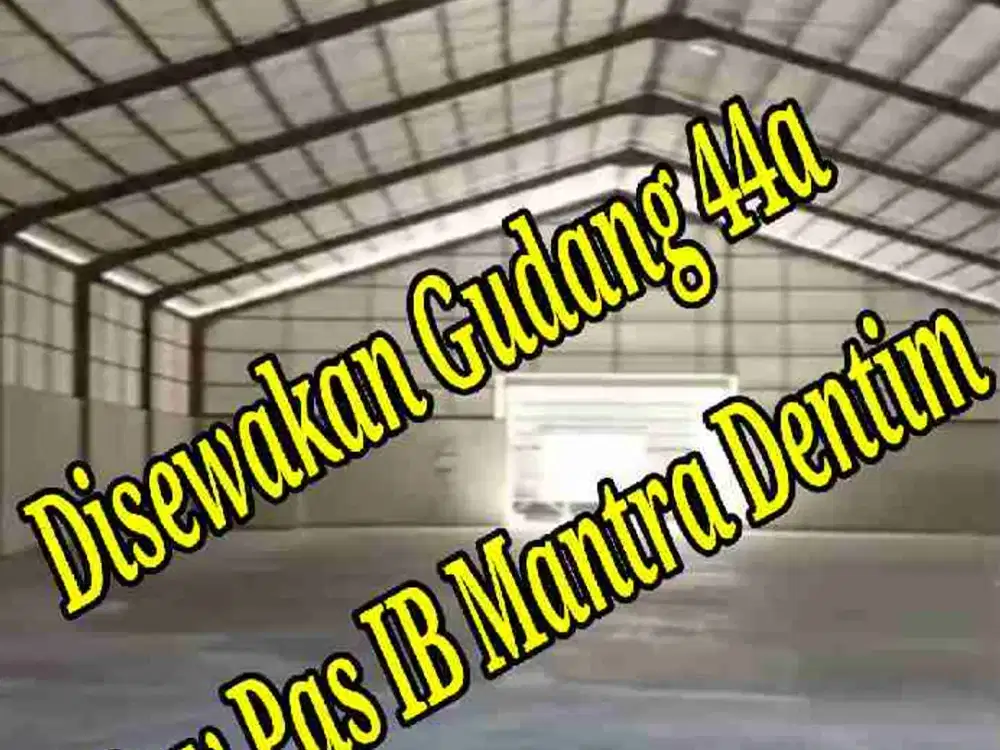Disewakan Gudang 44a di Jl. By Pass Ida Bagus Mantra Biaung,
Kesiman Denpasar Timur Bali