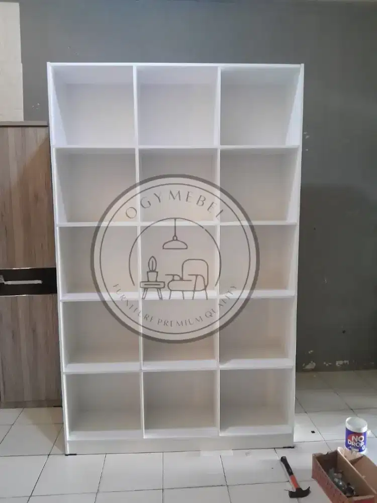 Rak buku 15 ruang termurah dan terlaris sale