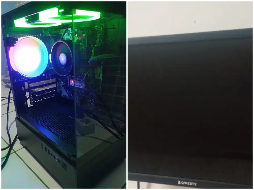 FULLSET PC AMD RYZEN 5 5600G + MONITOR 22 INCH