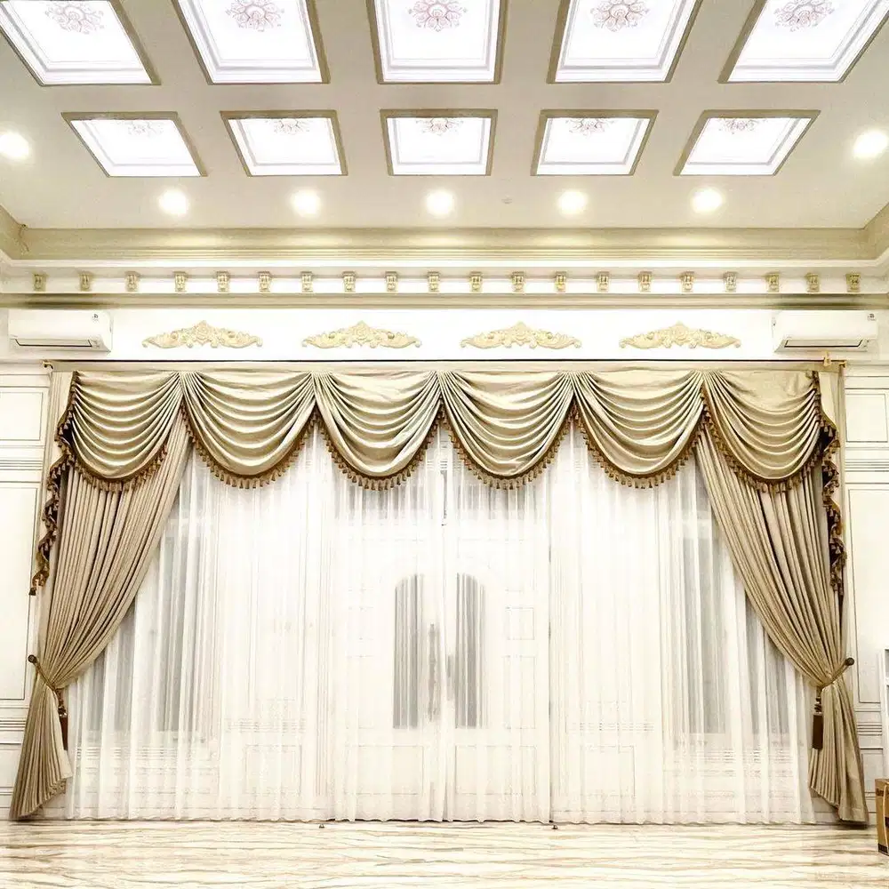 Jasa Pasang Gorden Custom Wallpaper Dinding 3D Gordyn Hordeng Korden