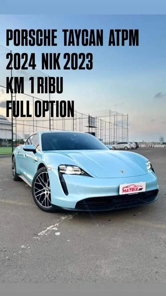 Porsche Taycan atpm 2024 Nik23 blue on Red Siap pakai