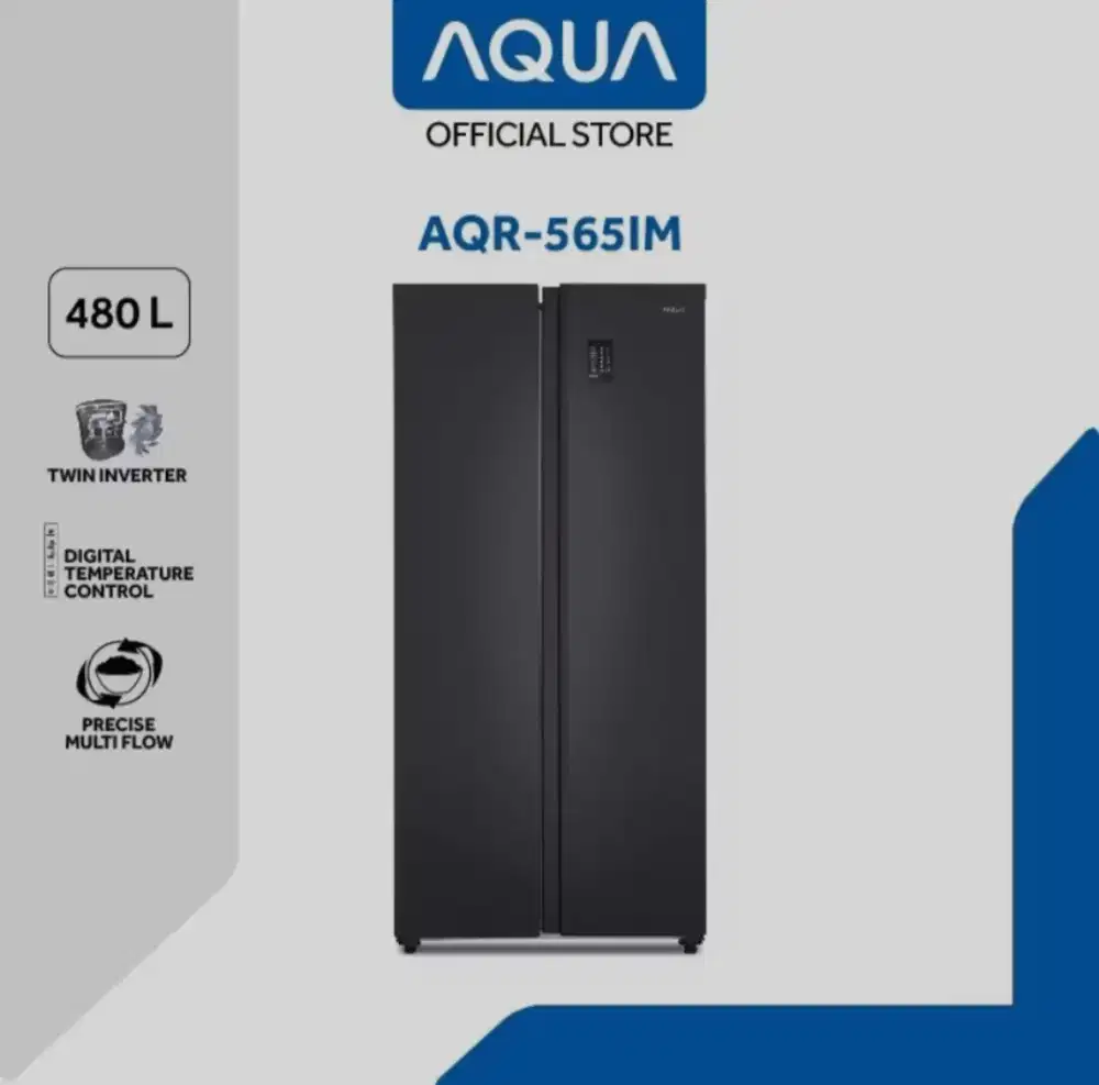 KULKAS 2 PINTU AQUA AQR-565IM