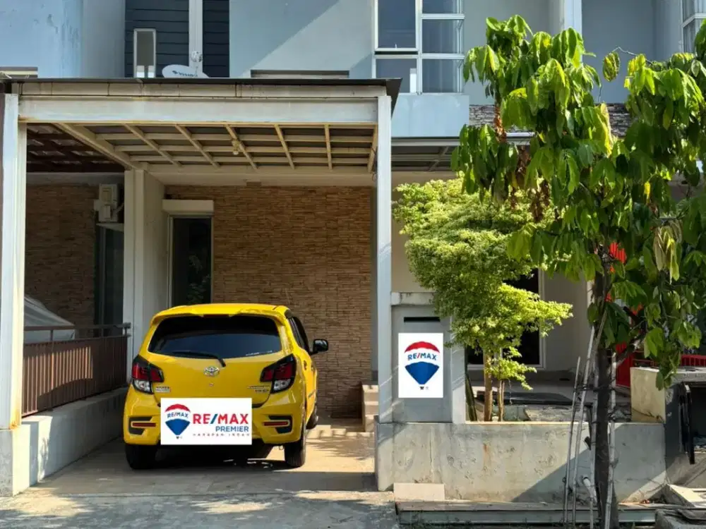 DISEWAKAN RUMAH 2 LANTAI HADAP UTARA– CLUSTER VASANA HARAPAN INDAH
