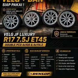 FOR SALE – JF LUXURY R17 & Ban DUNLOP DIREZZA 2