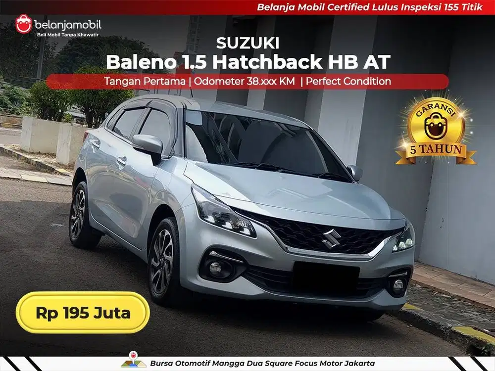 [ GARANSI 5TH ] Suzuki Baleno 1.5 Hatchback HB AT 2023 2024