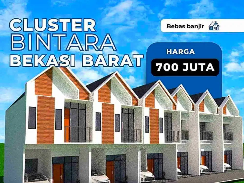 dijual rumah baru inden 2 lantai lokasi strategis dibintara Bekasi kota pinggiran kota jakarta timur