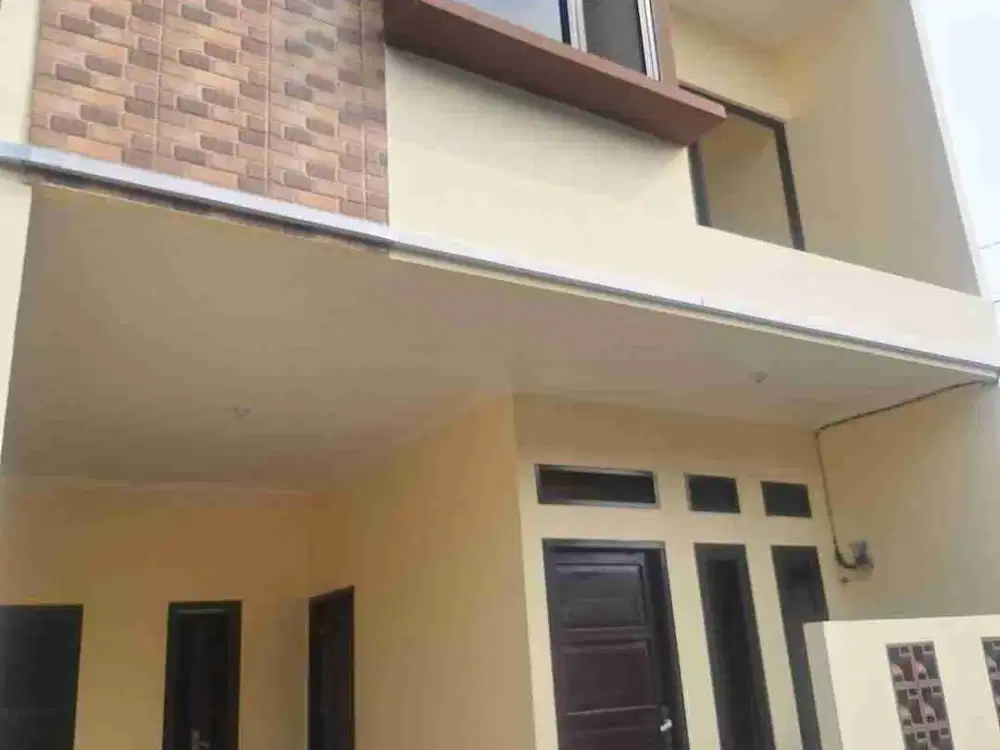 dijual rumah murah inden 2 lantai lokasi dibintara jaya ditengah tengah kota bekasi