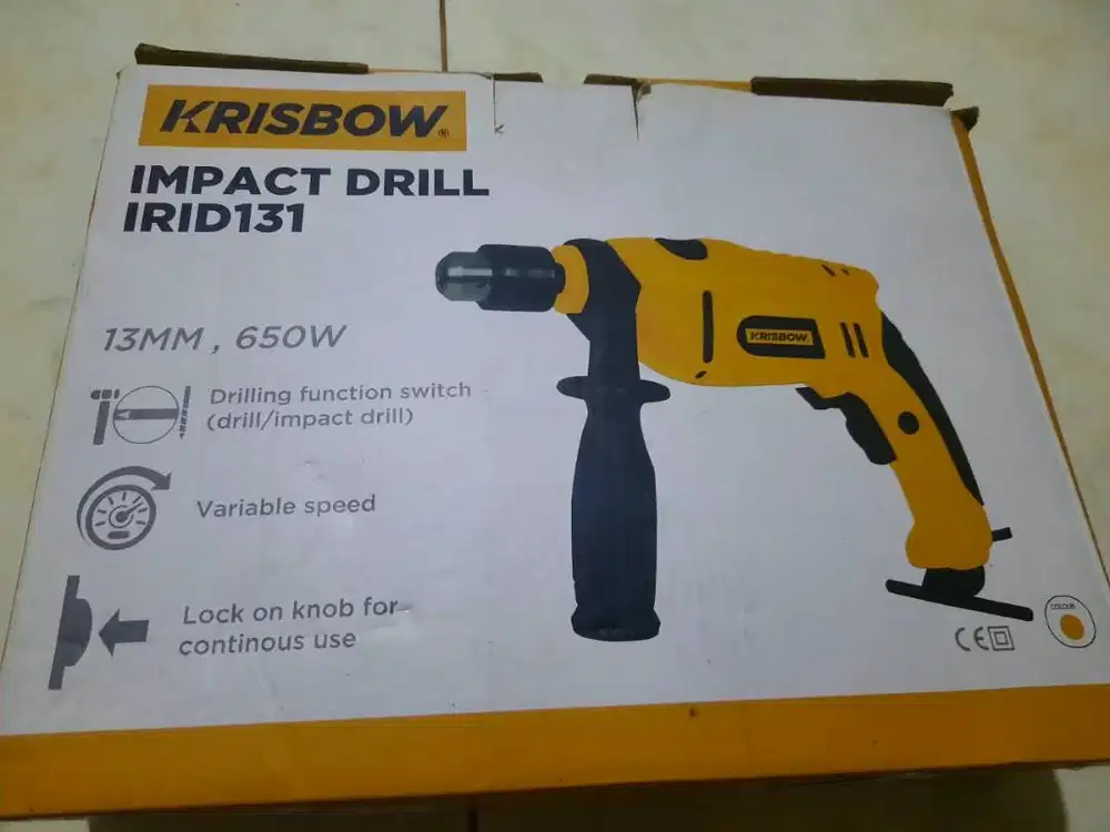 Dijual Krisbow Impact Drill IRID131 Second  (Kondisi Seperti Baru) - J