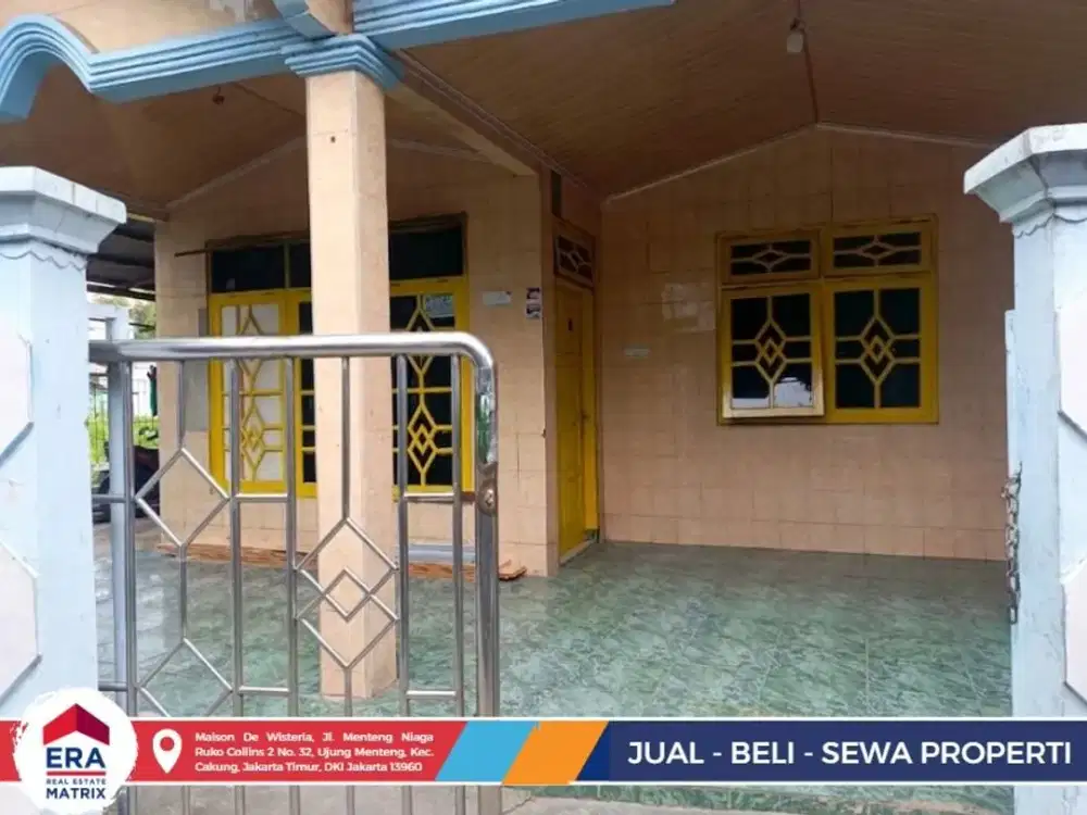Jual Rumah SHM Harga 600 Juta Nego di Marunda Jakut, Tanah Luas 200m² dengan 4 Kamar Tidur