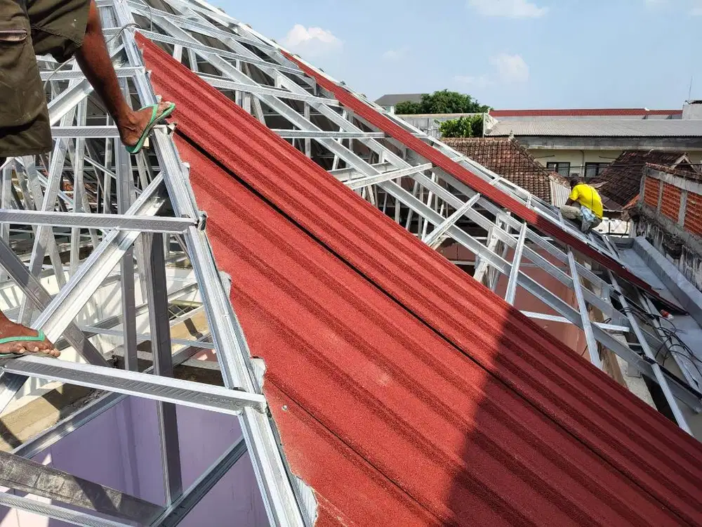 Mau Renovasi Atap Awet Lama Pakai Baja Ringan Galvalum Pasir KENCANA
