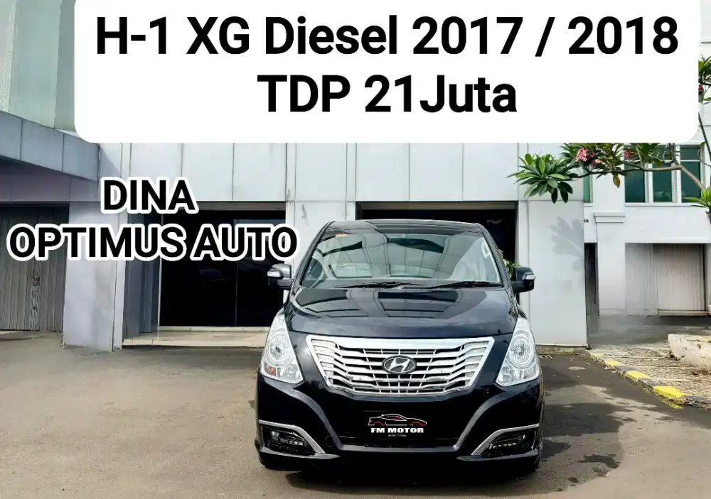 Hyundai H-1 XG Diesel 2017 / 2018 AT 2.5, Low Km, Pajak Panjang