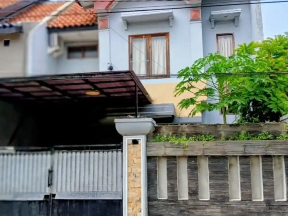 Dijual Rumah Rungkut Asri Tengah Surabaya SHM 2 Lantai 4KT LT120