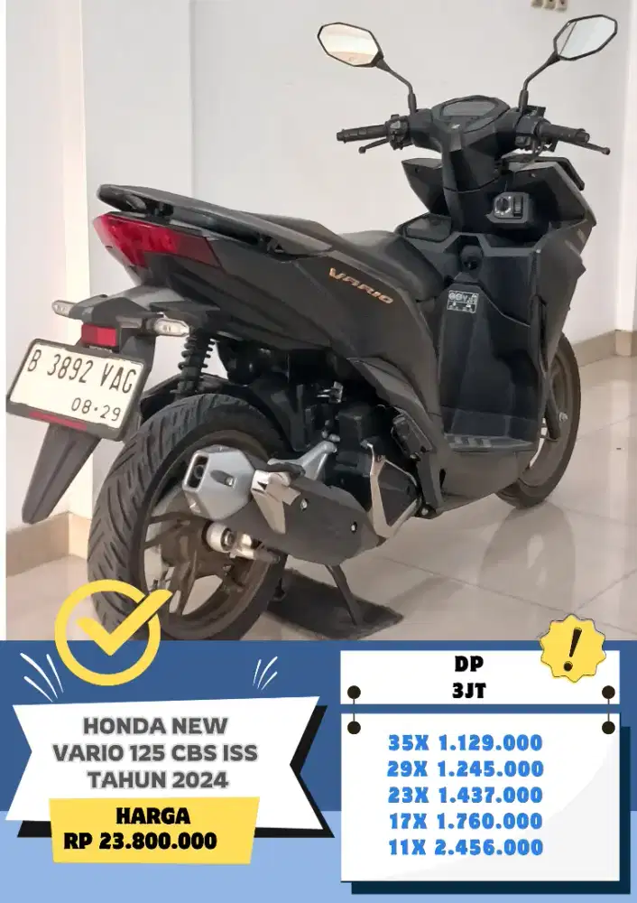Honda New Vario 125 CBS ISS Tahun 2024 READY