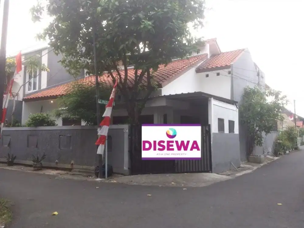 Disewakan rumah asri hoek di Pulo Asem