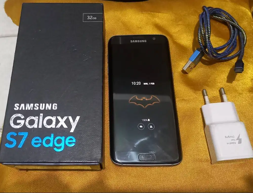 HP Samsung S7Edge,O8I7O89OOII Ram4/32Gb,2 Sim ,Imei aman.No MINUS,NET.
