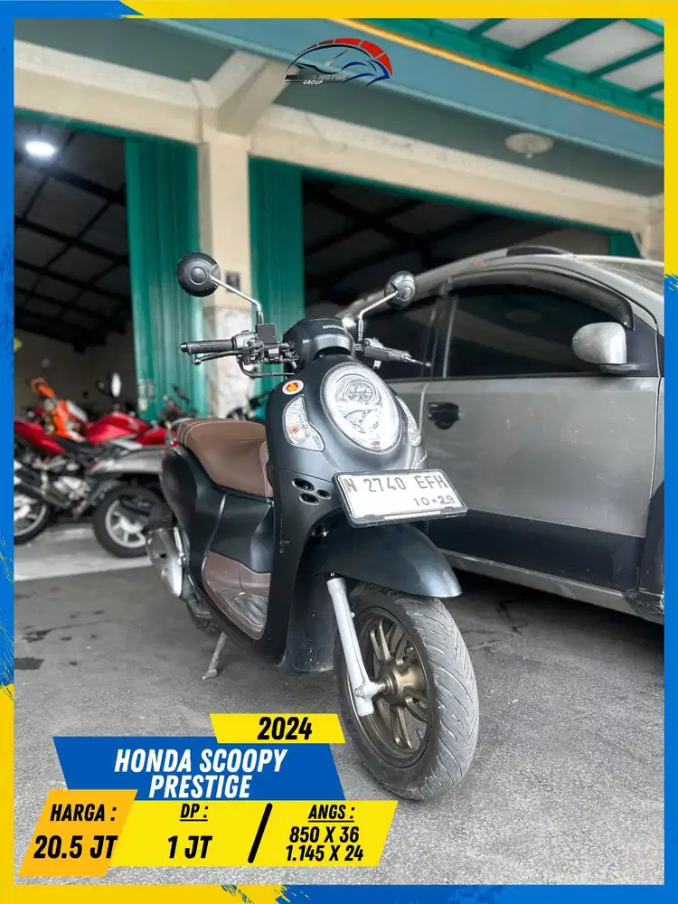 HONDA SCOOPY PRESTIGE 2024 MESIN LIKE NEW MASZEHH HIKMAH MOTOR KEPUH