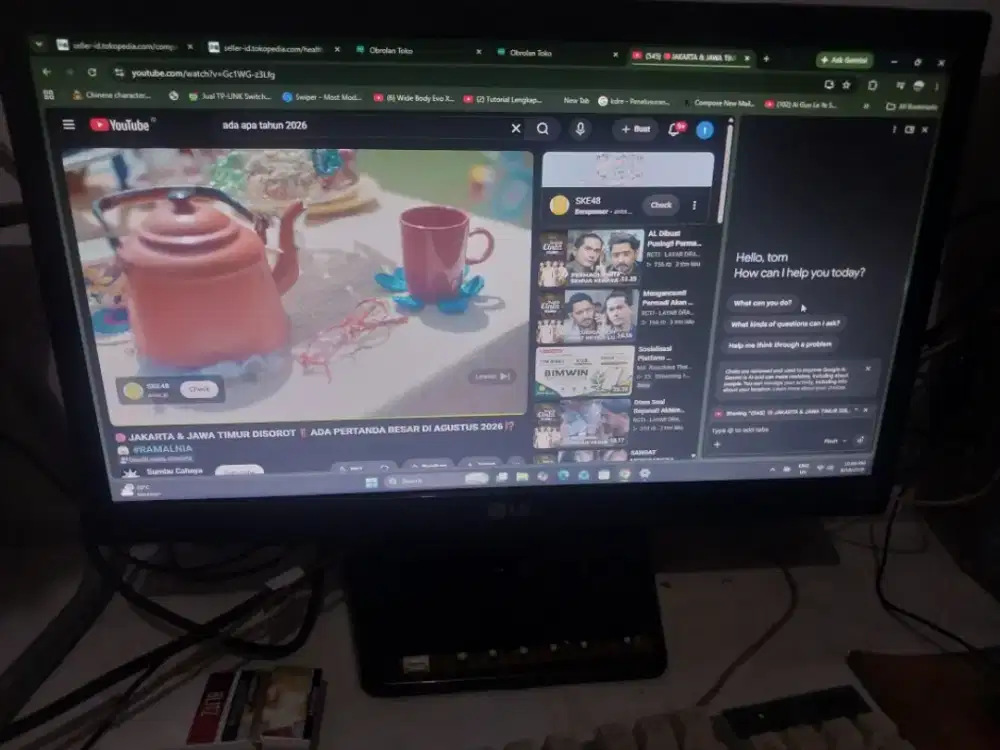 Led monitor 20 in merek lg