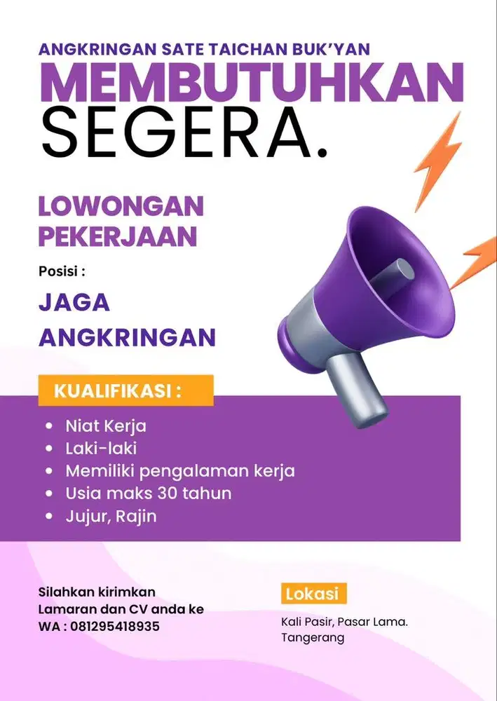 Penjaga angkringan