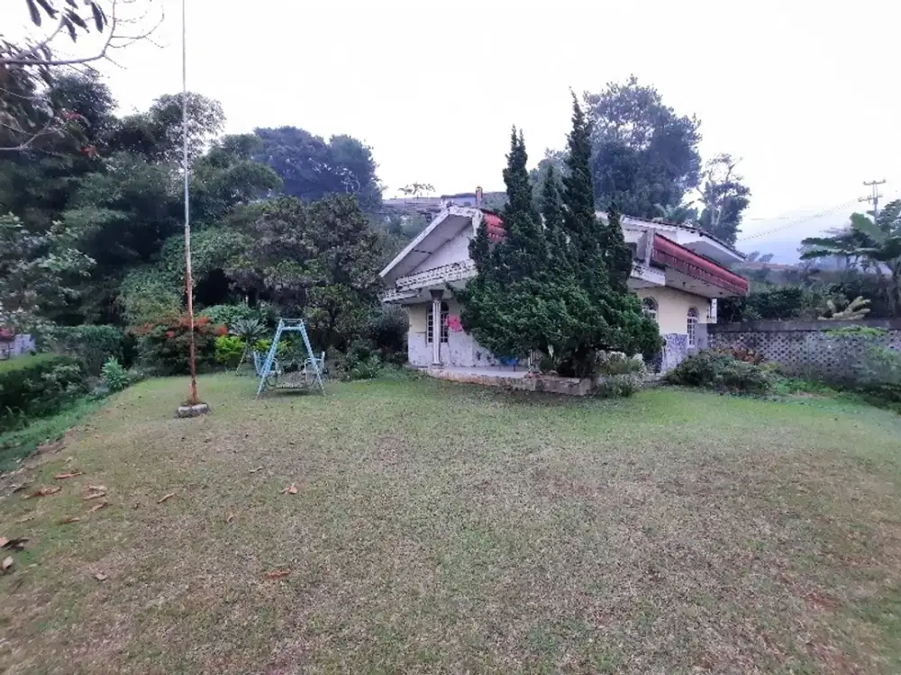 Dijual Tanah dan Villa di Jalan raya Puncak 780m2, Seberang Ciloto Indah Permai, dekat Resto Amen Puncak.