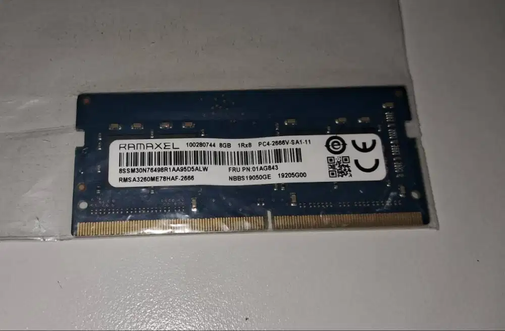 RAM Sodimm Laptop DDR4 8GB 2666 MHz Ramaxel OriginalRAM Ramaxel (merk