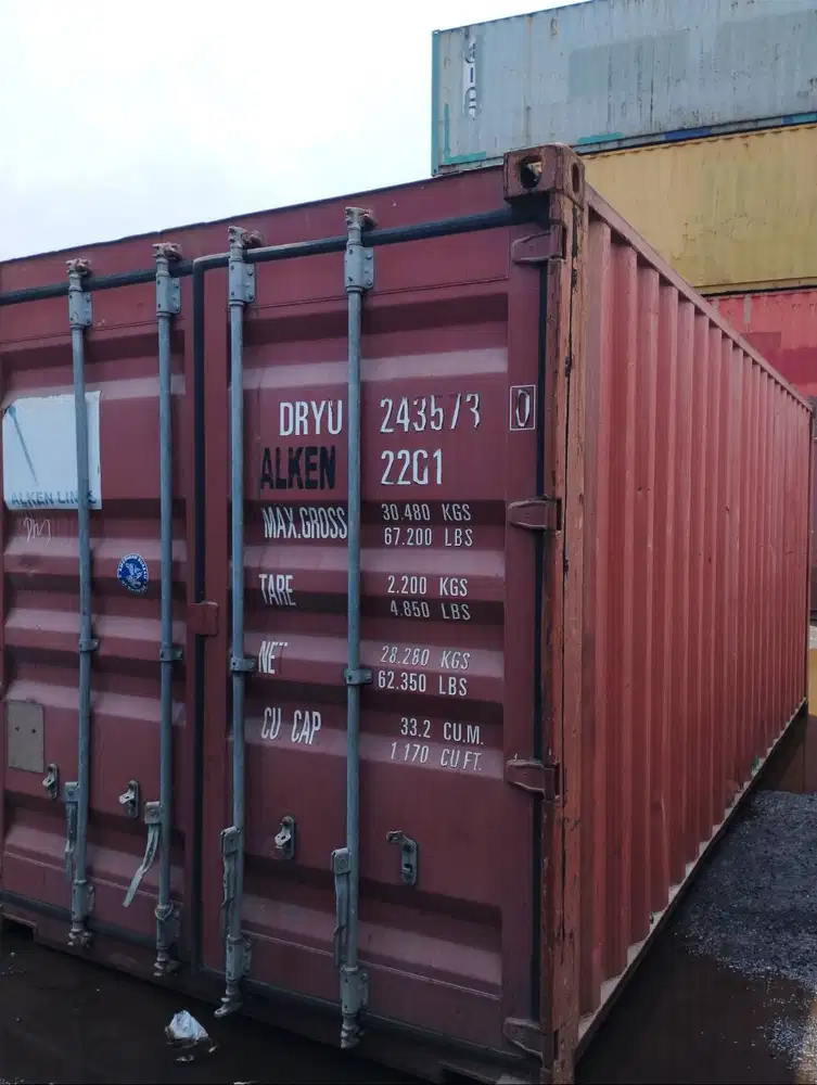 Jual/Sewa Container 20 Feet Bekas / Second Siap Pakai