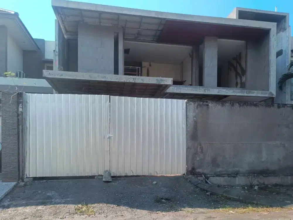 Dijual rumah PURI GALAXY  bangunan Setengah jadi tinggal finishing Bukan bangunan proyek dkt araya,merr