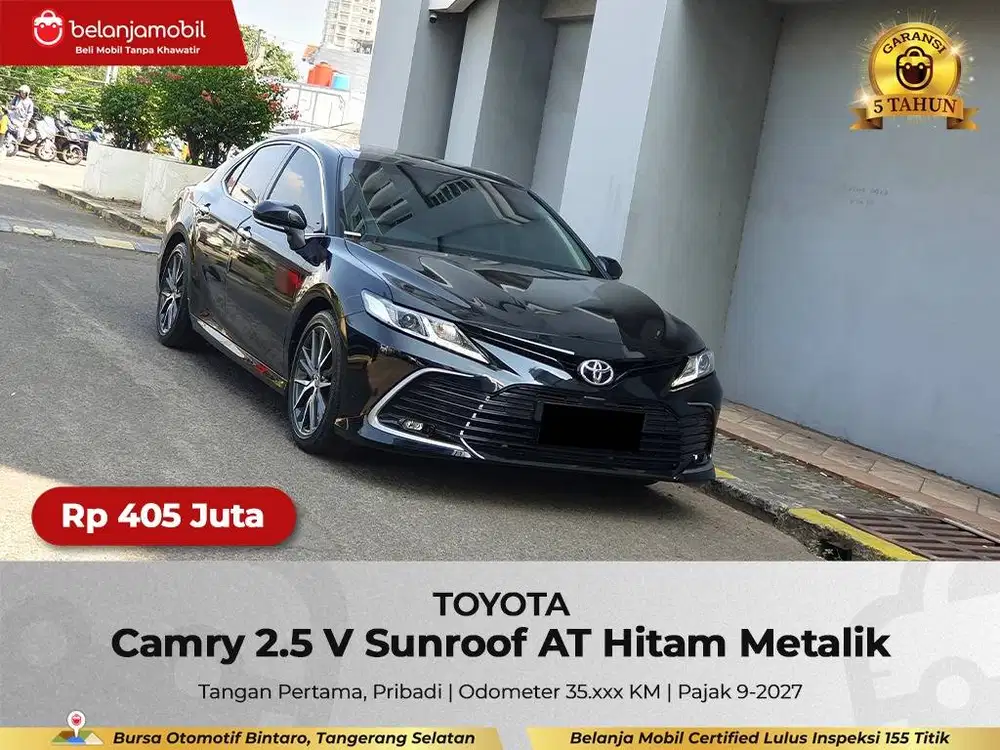 [ GARANSI 5TH ] Toyota Camry 2.5 V Sunroof AT 2023/2024